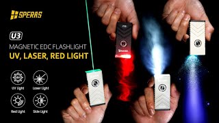 Now on Kickstarter Speras U3 Versatile Every Day Carry Tool For All Your Light Needs [upl. by Essam895]