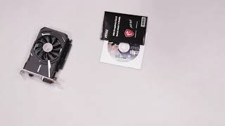 Unboxing MSI GeForce GT 1030 2GB AERO IT X OC DDR4 64BIT DVIHDM [upl. by Gayelord]