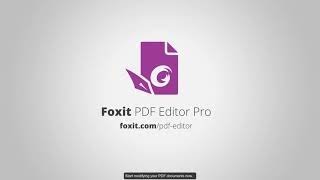 How to edit PDF files online  PDF Editor  Edit PDF  Foxit [upl. by Anitsirc331]