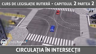 Curs de legislație rutieră  Capitolul 2 Partea 2  Circulația în intersecții [upl. by Fanchet]