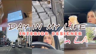 INTERIOR DESIGNER DAY IN THE LIFE updated la edition [upl. by Starobin]