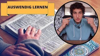 Viel AUSWENDIG LERNEN in kurzer Zeit  Meine SchnellTipps [upl. by Evangelist]