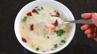 Creamy CLAM CHOWDER Recipe  How to Make Clam Chowder [upl. by Ninerb453]