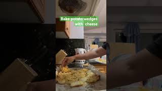 Potato wedges with chizcomment subscribe asmrfollowforfollow [upl. by Hepsiba]