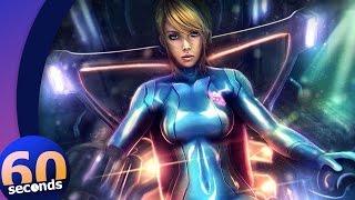 History of Samus Aran in 60 seconds [upl. by Adnar320]