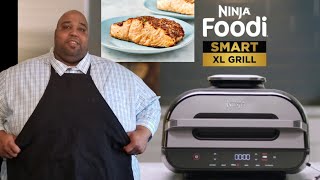 AIR FRIED Grilled Salmon  Ninja Foodi XL Grill  How to Air Fry Salmon [upl. by Beniamino]