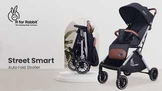 R for Rabbit Street Smart Auto Fold Stroller For Kids [upl. by Manny979]