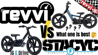 What’s Better Stacyc Bikes or Revvi 16  Best Electric Balance Bikes Kids Review [upl. by Corie]