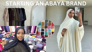 How to start an ABAYA BUSINESS in Dubai 🧵✨  EP 1 Finding suppliers design and choosing fabrics ♡ [upl. by Ykvir846]