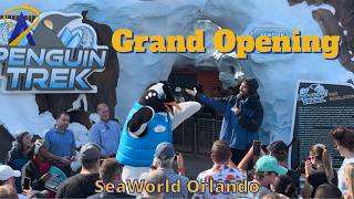 Penguin Trek Opening Ceremony at SeaWorld Orlando [upl. by Avilo]