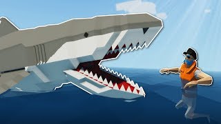 MEGALODON SHARK SURVIVAL  Stormworks Multiplayer Gameplay [upl. by Ilyse]