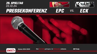 Pressekonferenz Spieltag 29 Eispiraten Crimmitschau vs EC Kassel Huskies [upl. by Udelle]