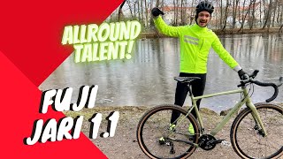 GRAVEL BIKE TEST Fuji Jari 11 2021  Das Chamäleon unter den Gravel Bikes [upl. by Kella]