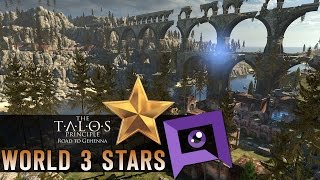 The Talos Principle Road to Gehenna DLC  Part 7 World 3 Stars [upl. by Alue624]