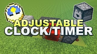 Minecraft  Adjustable Hopper Clock  Timer  Tutorial 117 [upl. by Winchester581]