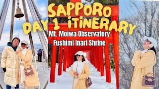 LETS GO TO MTMOIWA amp FUSHIMI INARI IN SAPPORO JAPAN DAY 1 ITINERARY [upl. by Astiram]