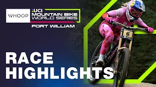 RACE HIGHLIGHTS  Womens UCI Downhill World Cup Fort William [upl. by Mccomb]