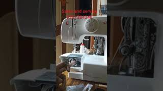 how to clear thread stacking singer start 1306 Sewing Machine in tamil [upl. by Anaujait]