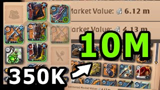 ALBION ONLINE 350K BUILDS TO 10M  SOLO  DAGGER PAIR T6 [upl. by Eckhardt]