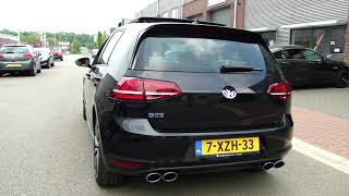 VW GOLF 7 GTE R LOOK EXHAUST  CUT OUT SOUND SYSTEM SPORTUITLAAT UITLAAT AUSPUFF wwwmaxiperformance [upl. by Jauch]