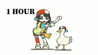 SUBARU AND DUCK DANCE  HEY YA FULL  1 HOUR [upl. by Accissej]