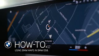 Using BMW Maps in BMW Operating System 8  BMW HowTo [upl. by Ilyse573]