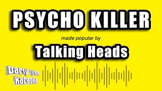 Talking Heads  Psycho Killer Karaoke Version [upl. by Mannos]