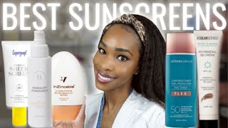 THE BEST SUNSCREENS of 2021 DARK SKIN FRIENDLY [upl. by Aidni]