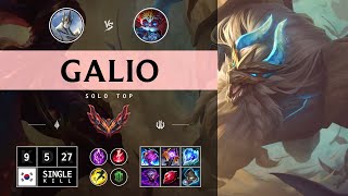 Galio Top vs Heimerdinger  KR Grandmaster Patch 1413 [upl. by Acalia]