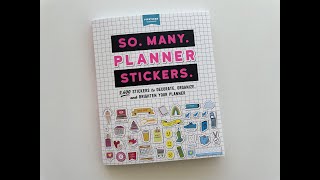 Pipsticks Planner Stickers  SoManyStickers Book Review [upl. by Redla]