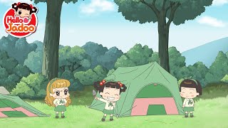 HEY LETS GO CAMPING  Hello Jadoo [upl. by Serafina787]