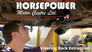 Steering Rack Removal from Land Rover Freelander [upl. by Spillihp689]