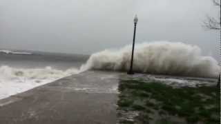 Seaside parkBridgeport CThurricane Sandy [upl. by Coucher32]