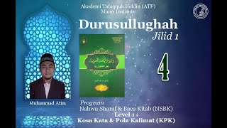 Durusullughah Jilid 1  Pertemuan 4  Kosa Kata amp Pola Kalimat KPK  Maisy Institute [upl. by Einnos424]