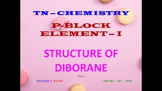 STRUCTURE OF DIBORANE in Tamil [upl. by Dnalyaw]