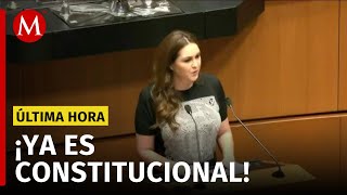 Senado de la República declara constitucional la reforma al Poder Judicial [upl. by Imehon]