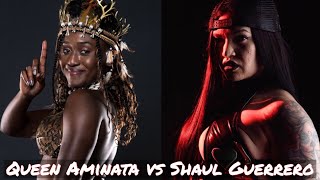 Queen Aminata vs Shaul Guerrero GCW [upl. by Llyrat165]