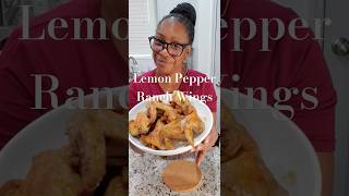 Delicious Lemon Pepper Ranch Wings food wings lemonpepper ranch [upl. by Spancake249]