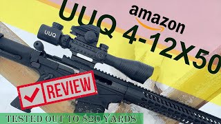 UUQ 412x50 rifle scope review [upl. by Oemac]