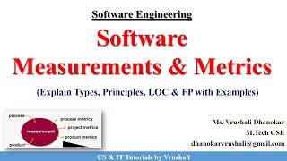 SE 33 Software Measurements amp Metrics  LOC  FP [upl. by Halimak]