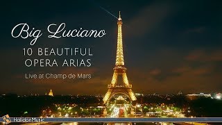 Luciano Pavarotti  10 Beautiful Opera Arias  Live Performance in Paris [upl. by Mcnelly]