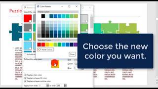 Replace Colors changing colors in your entire PowerPoint presentation with Poweruser [upl. by Richardson]