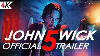 JOHN WICK 5 OFFICIAL TRAILER [upl. by Nnalatsyrc]