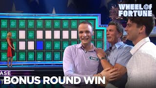 Eric Wins 100000 in the Bonus Round  Wheel of Fortune [upl. by Horbal620]