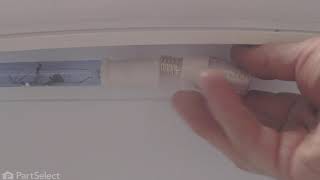 Frigidaire Refrigerator Repair  How to Replace the LED Bulb [upl. by Janice]