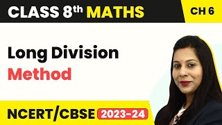 Long Division Method  Square and Square Roots  Class 8 Maths [upl. by Andert]