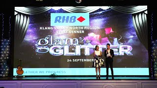 EMCEE VOON RHB Bank Annual Dinner Company Corporate Event [upl. by Lilhak860]