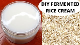 DIY Fermented Rice Cream for THICKER HAIR and CLEAR SKIN  UnivHair Soleil [upl. by Isolt611]