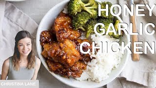 Honey Garlic Chicken Thighs In The Oven  Dinner For Two  Episode 4 [upl. by Alleacim341]