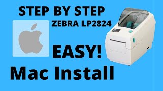 How to Install Zebra Lp2824 Thermal Printer on Mac  Step by Step eBay USPS thermal Shipping Labels [upl. by Anson]